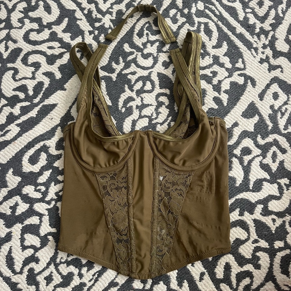 NWOT URBAN OUTFITTERS Out From Under halter corset SIZE S